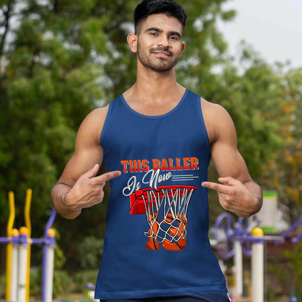 Mckenzieshoponline 13th Birthday Shirt For Boy Basketball 13 Years Old Kid Gift Tank Top - Image 3