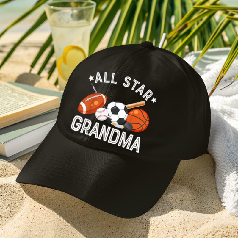 Mckenzieshoponline All Star Grandma Of The Birthday Boy Basketball Soccer Sport Cap
