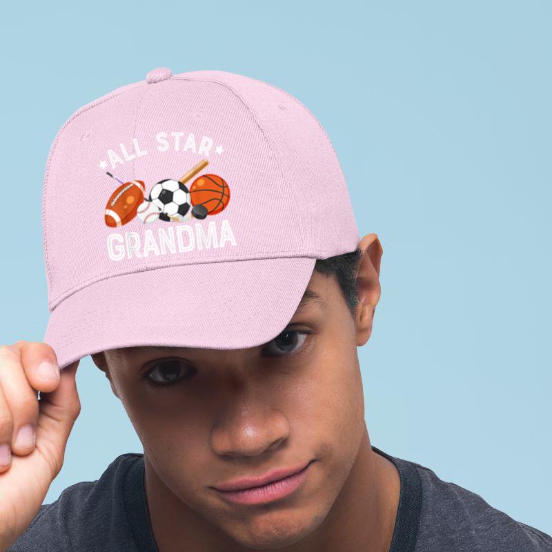 Mckenzieshoponline All Star Grandma Of The Birthday Boy Basketball Soccer Sport Cap - Image 5