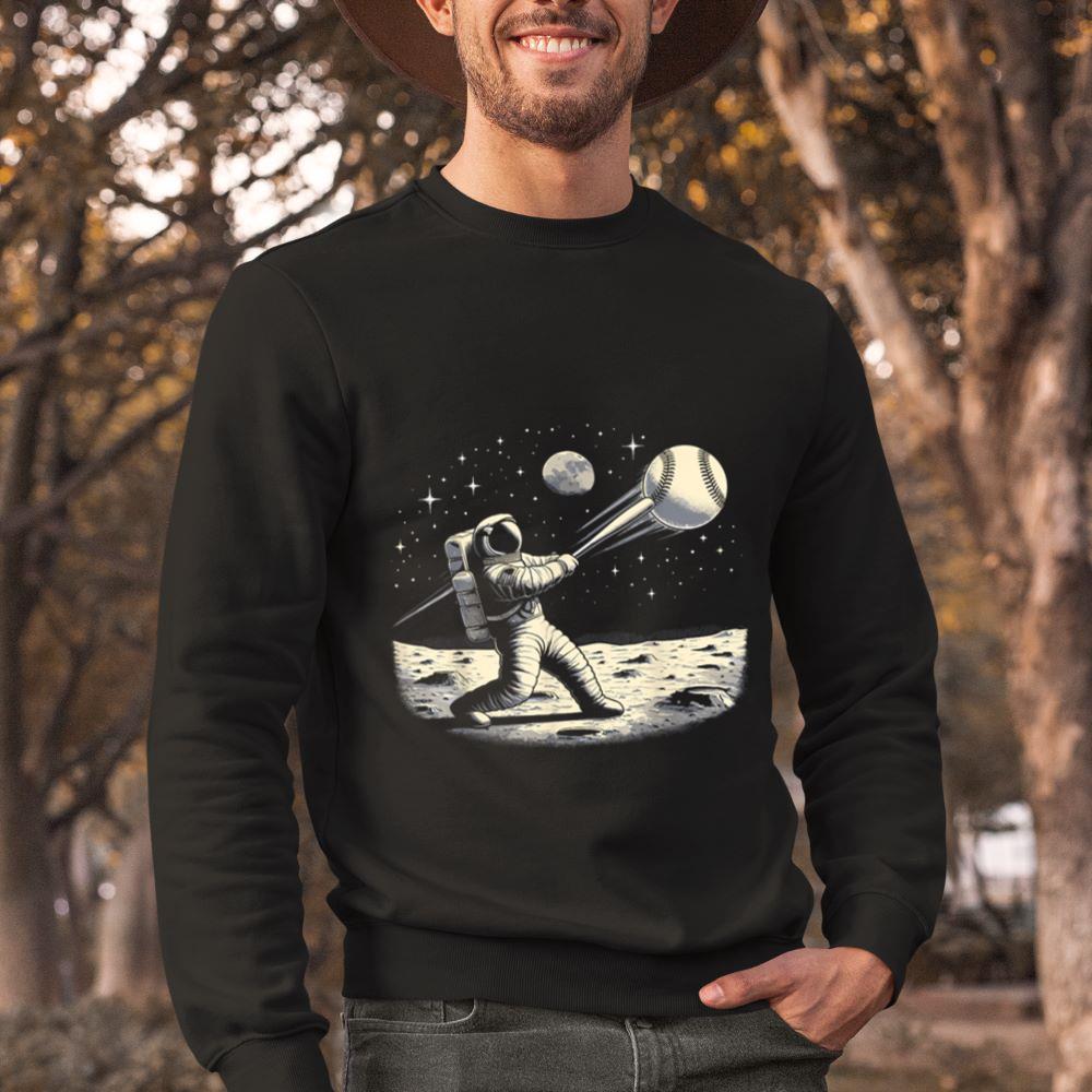 Mckenzieshoponline - Astronaut Baseball Funny Space Baseball Sweatshirt - Image 2