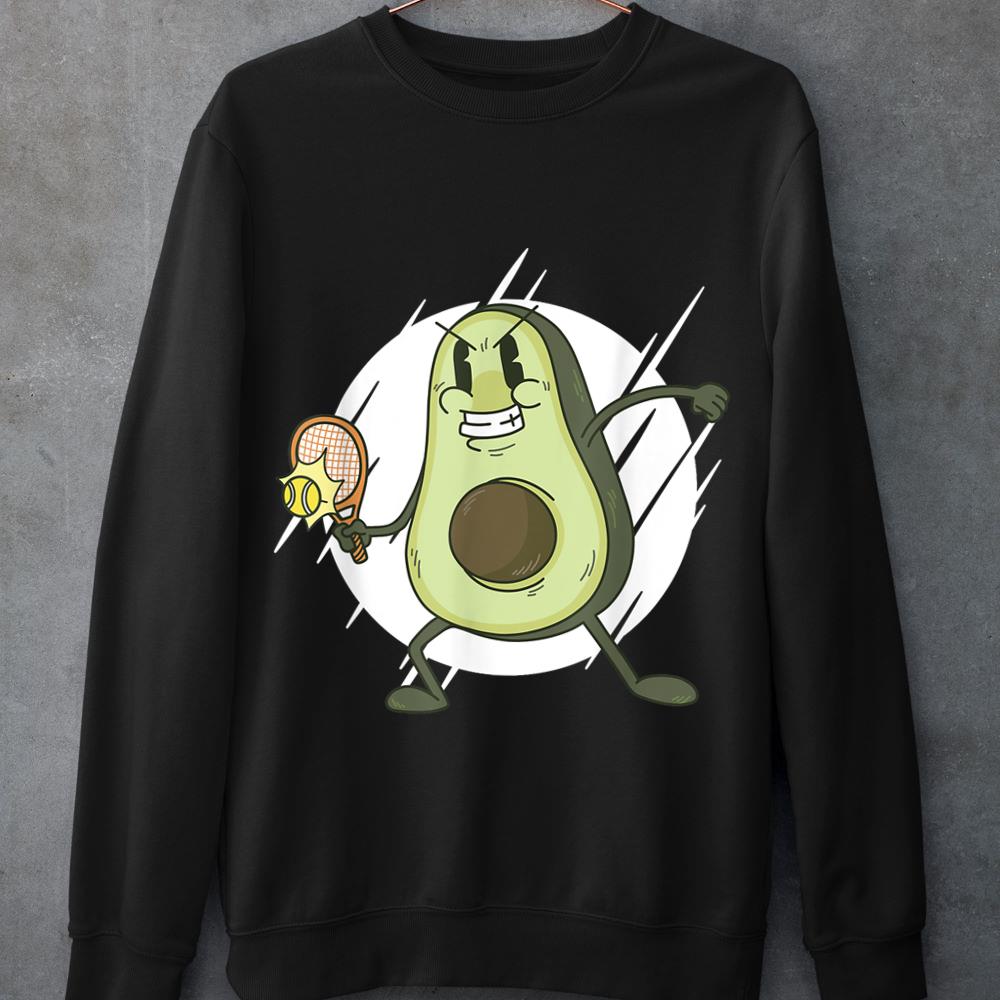 Mckenzieshoponline Avocado playing tennis - Funny Sweatshirt