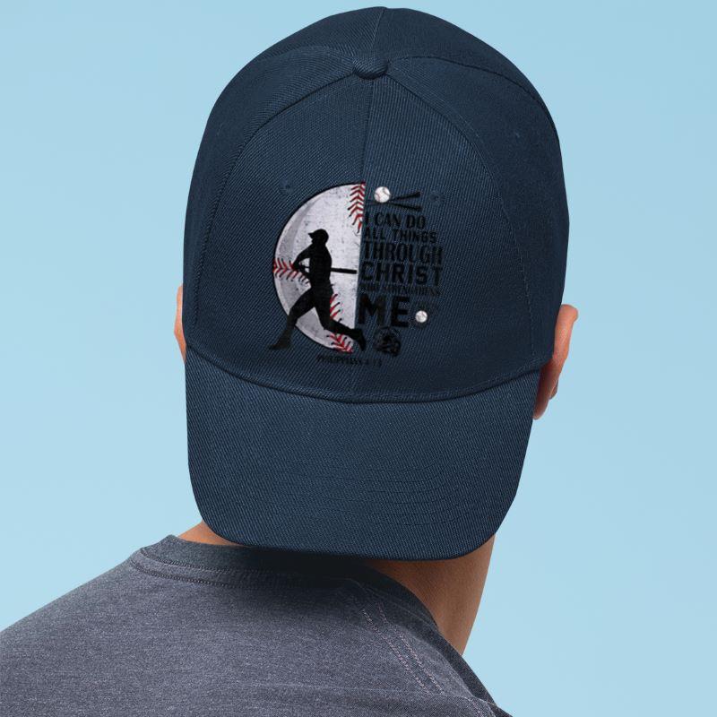 Mckenzieshoponline Baseball-Shirt Jesus Boys Kids Christian Bible Verse Cap - Image 4