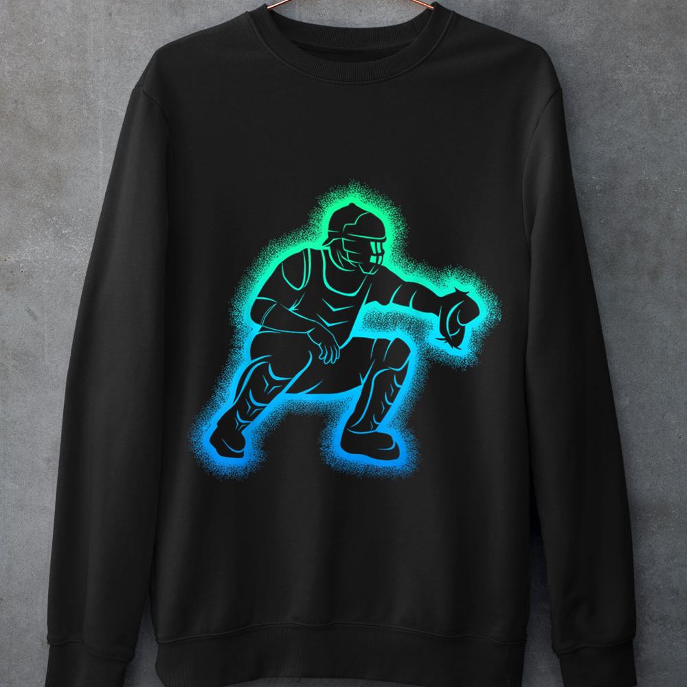 Mckenzieshoponline - Baseball Catcher Boys Kids Youth Sweatshirt