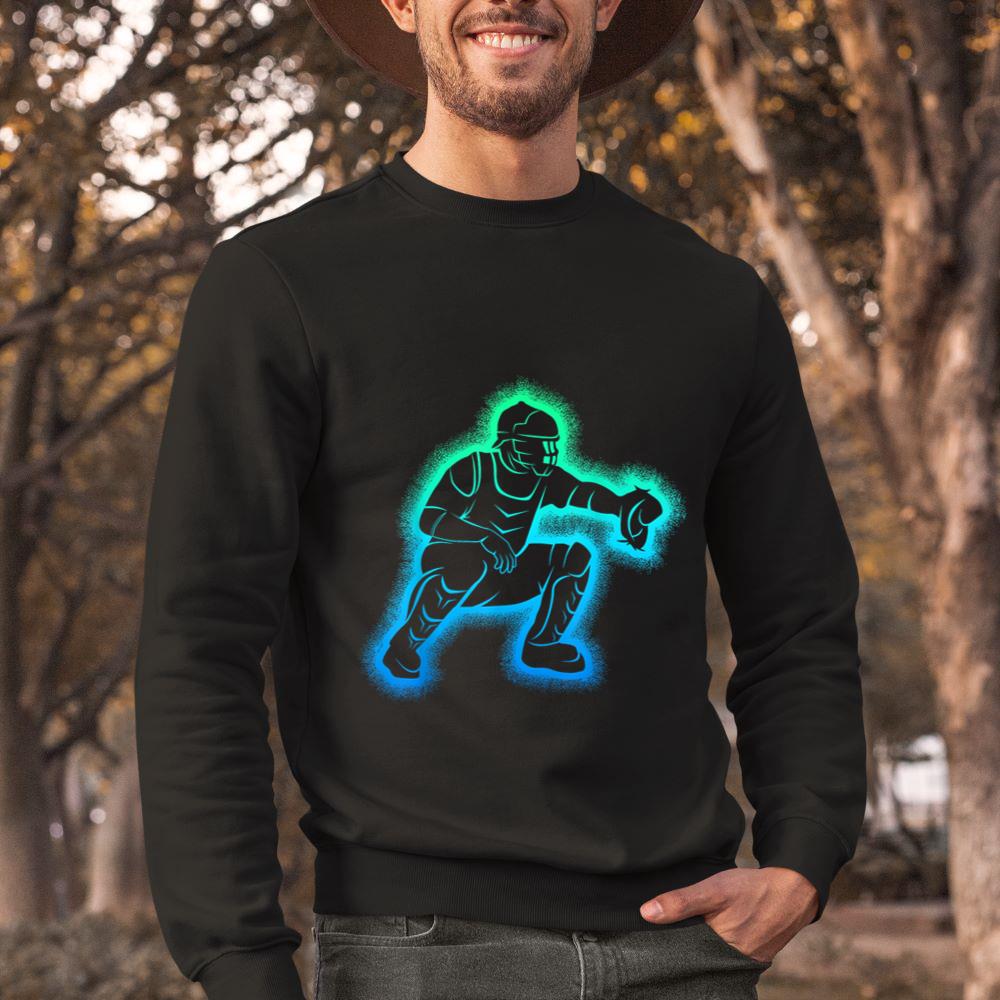 Mckenzieshoponline - Baseball Catcher Boys Kids Youth Sweatshirt - Image 2