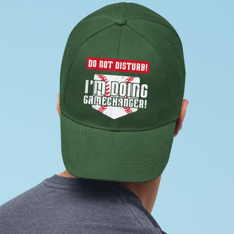 Mckenzieshoponline Baseball Do Not Disturb Doing Gamechanger Men Women Boy Kids Cap - Image 3