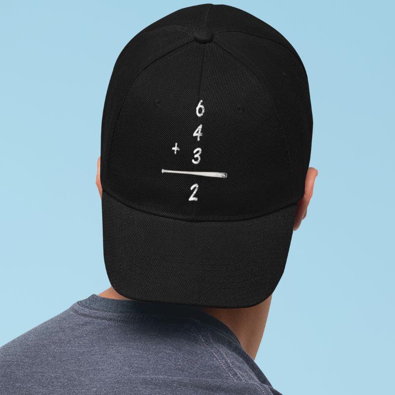 Mckenzieshoponline Baseball Math 6 4 3 2 Double Play Cute Softball Game Cap - Image 2