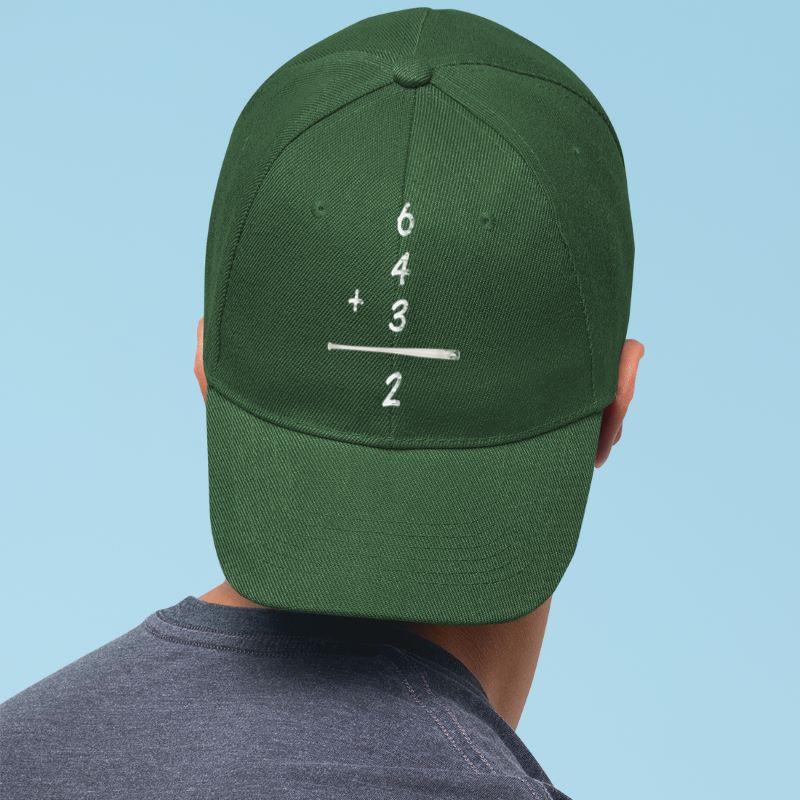 Mckenzieshoponline Baseball Math 6 4 3 2 Double Play Cute Softball Game Cap - Image 3