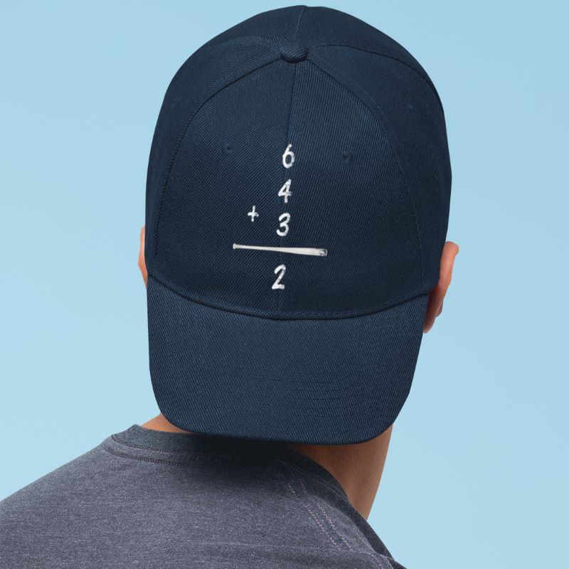 Mckenzieshoponline Baseball Math 6 4 3 2 Double Play Cute Softball Game Cap - Image 4