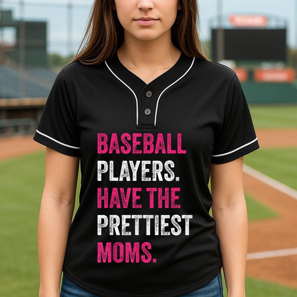 Mckenzieshoponline Baseball Players Have The Prettiest Moms Baseball Family Baseball Jersey - Image 4