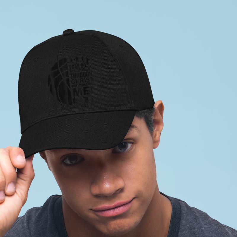 Mckenzieshoponline Basketball-Shirt Bible Verse Men Boys Kid Christian Christ Cap - Image 2