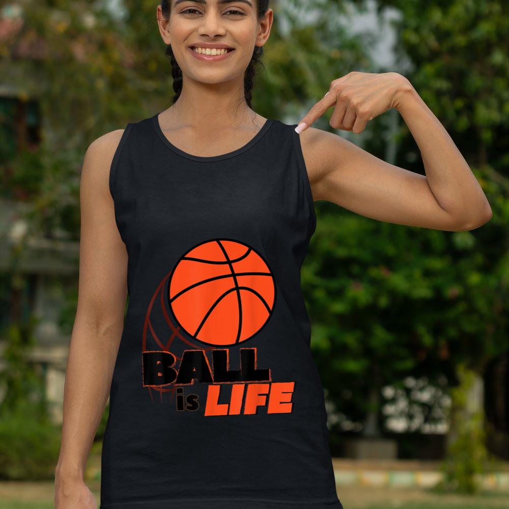 Mckenzieshoponline Basketball Ball Player Is Life Coach Tank Top - Image 4