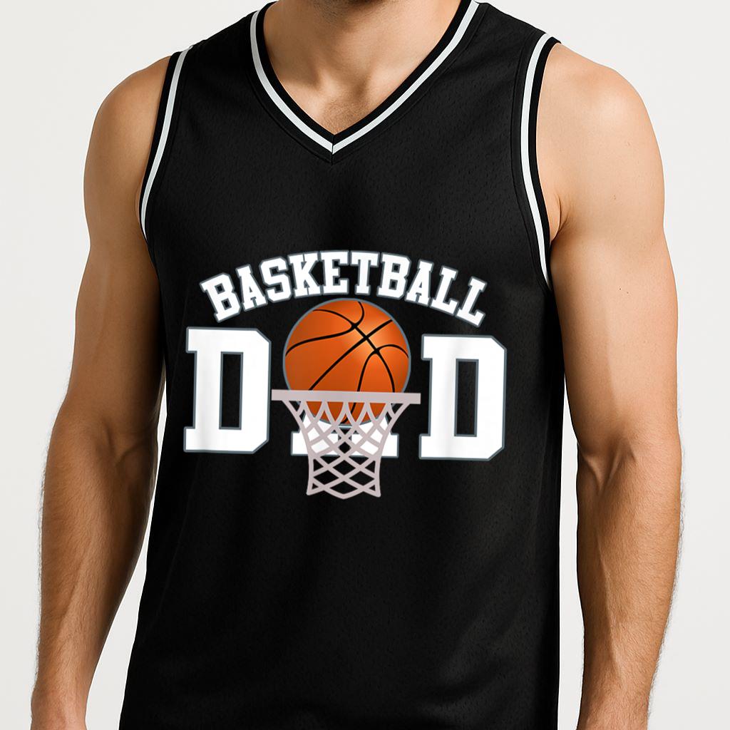 Mckenzieshoponline Basketball Dad Basketball Jersey - Image 2