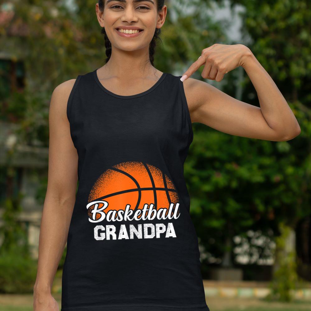 Mckenzieshoponline Basketball Grandpa Funny Player Father's Day Family Matching Tank Top - Image 4