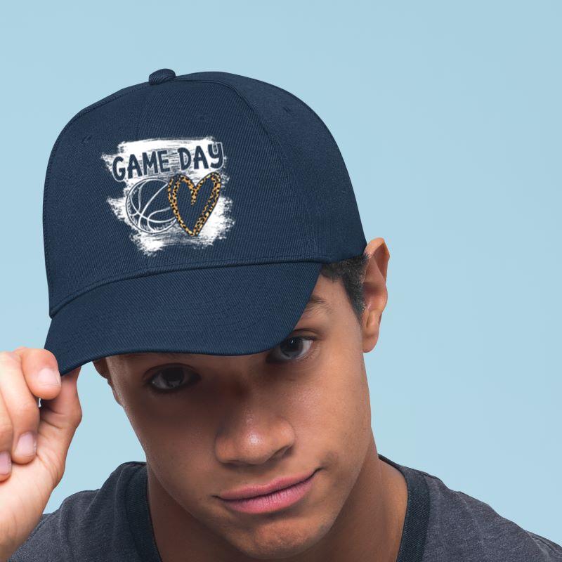 Mckenzieshoponline Basketball Player Game Day Leopard Cheetah Basketball Fan Cap - Image 4