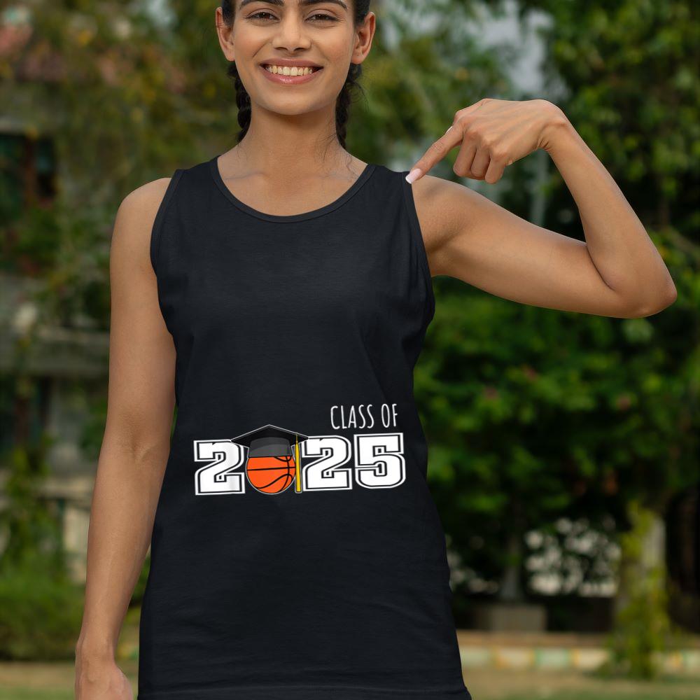 Mckenzieshoponline Class of 2025 Basketball Senior Shirt Senior 2025 Basketball Tank Top - Image 4