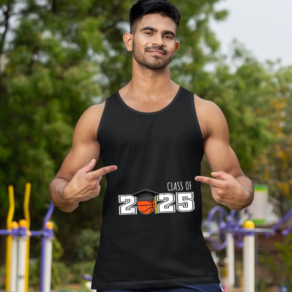 Mckenzieshoponline Class of 2025 Basketball Senior Shirt Senior 2025 Basketball Tank Top - Image 2