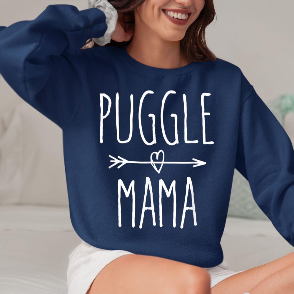 Mckenzieshoponline Cute Puggle Mom Gift Puggle Mama Sweatshirt - Image 4
