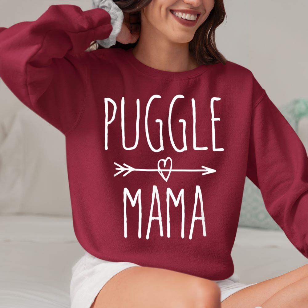 Mckenzieshoponline Cute Puggle Mom Gift Puggle Mama Sweatshirt - Image 5