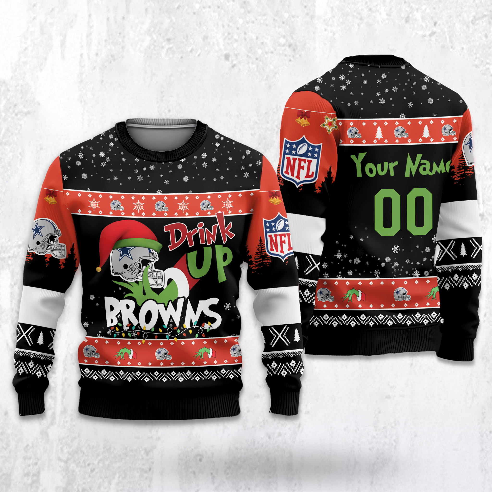 Dallas Cowboys - Drink Up The Grinch