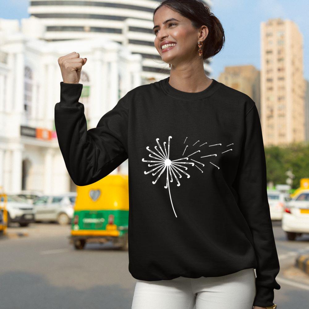 Mckenzieshoponline Dandelion Hockey Stick Shirt for Hockey Player Field Hockey Sweatshirt - Image 4