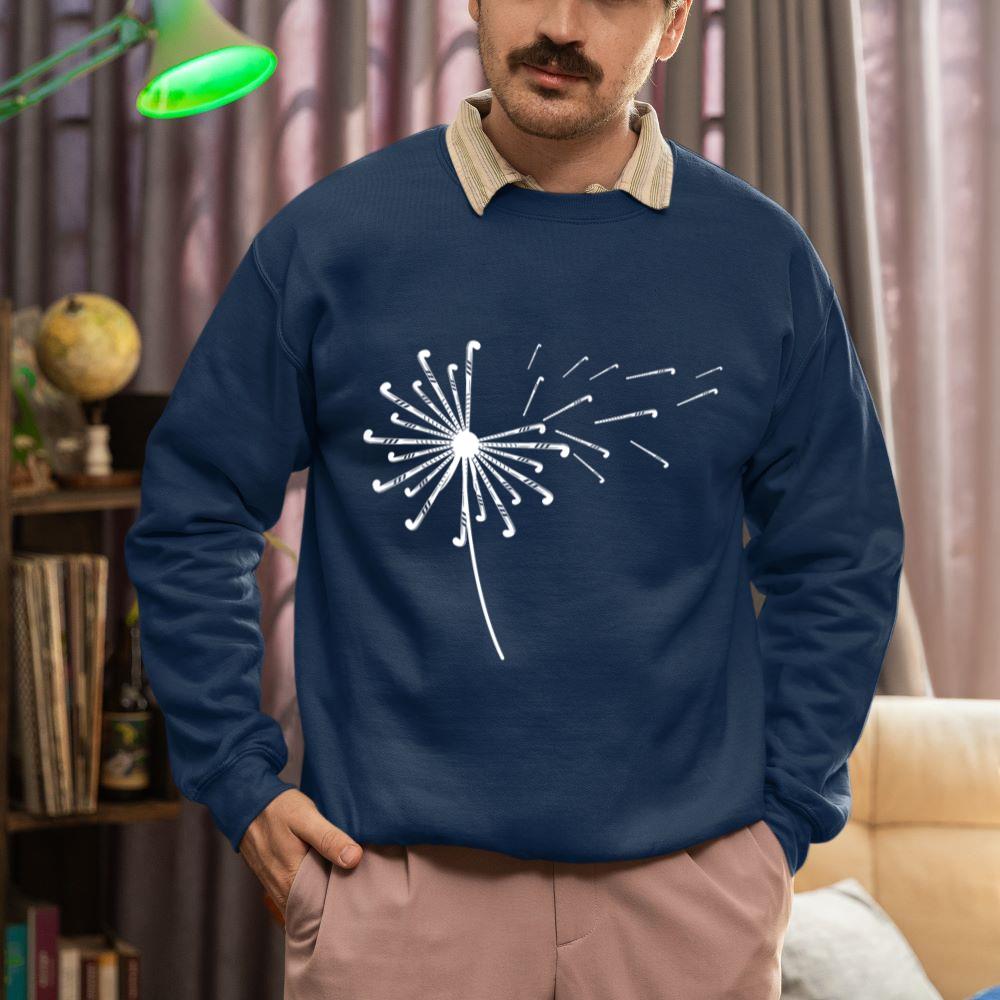 Mckenzieshoponline Dandelion Hockey Stick Shirt for Hockey Player Field Hockey Sweatshirt - Image 3