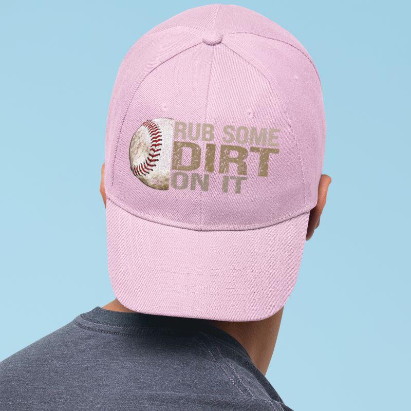Mckenzieshoponline Funny Rub Some Dirt On It Baseball Cap - Image 5