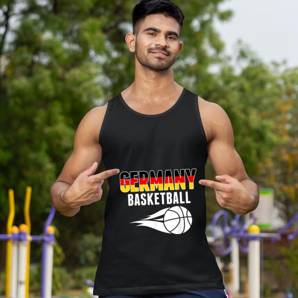 Mckenzieshoponline Germany Basketball Fans Jersey - German Flag Sport Lovers Tank Top - Image 2