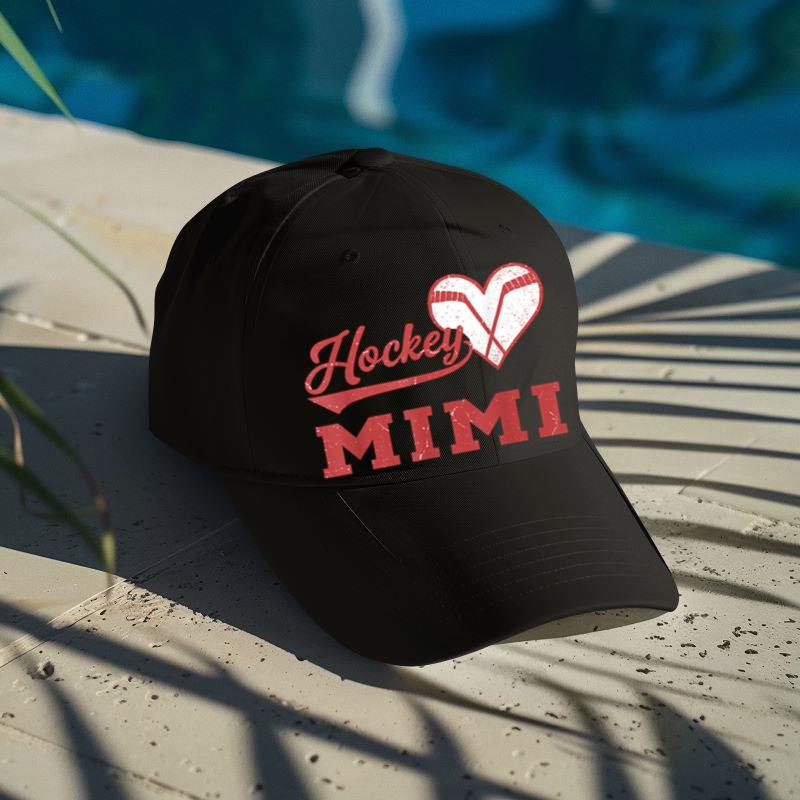 Mckenzieshoponline Hockey Mimi Funny Mimi Hockey Player Cap