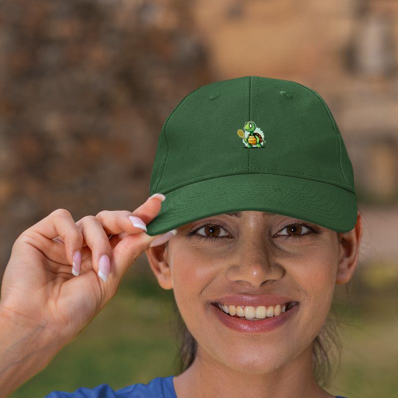 Mckenzieshoponline Humor on the Court Turtle's Tennis Fandom Long Sleeve Cap - Image 3