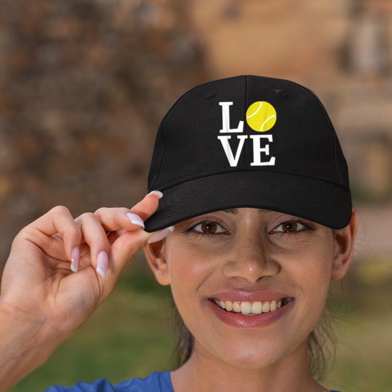 Mckenzieshoponline I Love Tennis T-Shirt Tennis Lovers Tee Shirt Women Men Kids Cap - Image 2