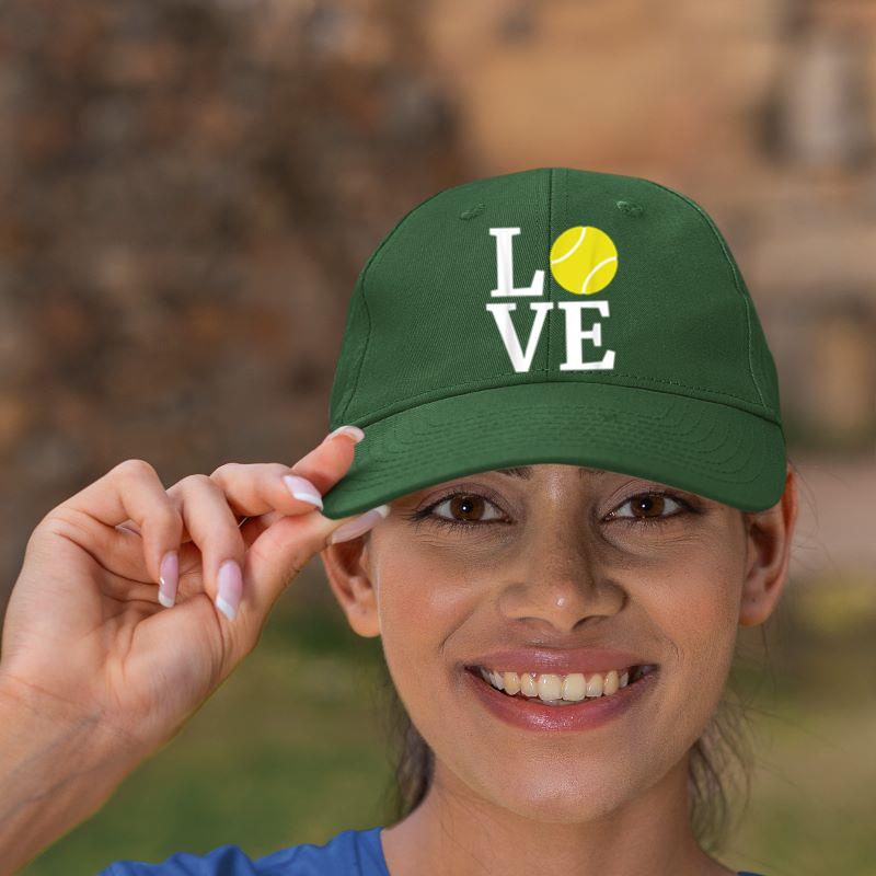 Mckenzieshoponline I Love Tennis T-Shirt Tennis Lovers Tee Shirt Women Men Kids Cap - Image 3