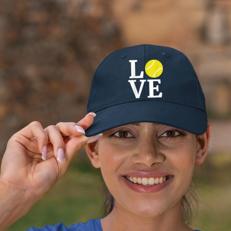 Mckenzieshoponline I Love Tennis T-Shirt Tennis Lovers Tee Shirt Women Men Kids Cap - Image 4