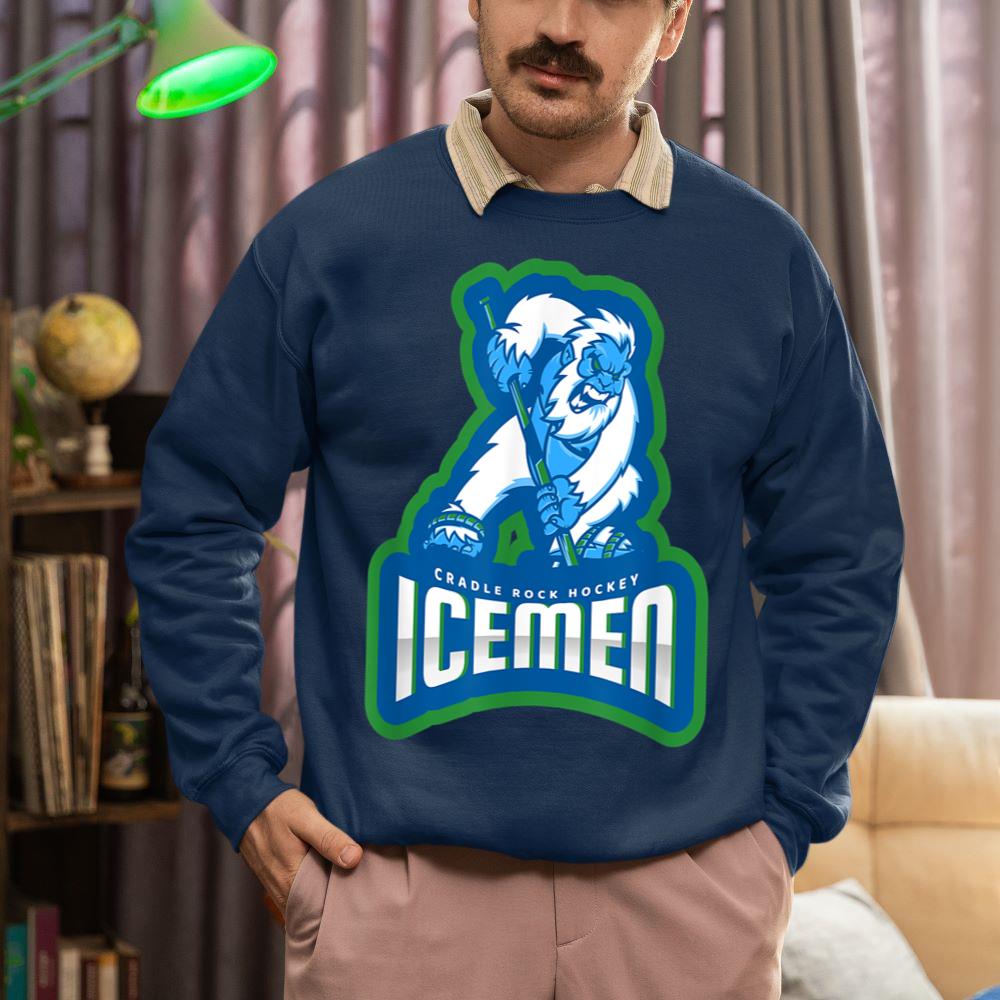 Mckenzieshoponline Icemen Cradle Rock Hockey Continental Hockey League Champs Sweatshirt - Image 3
