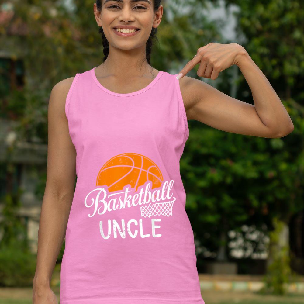 Mckenzieshoponline Mens Basketball Uncle Basketball Player Game Day Father's Day Tank Top - Image 5
