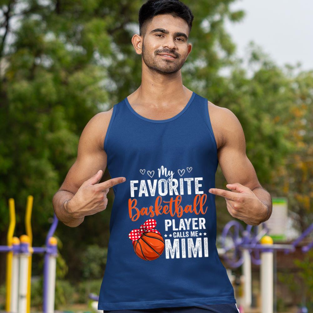 Mckenzieshoponline My Favorite Basketball Player Calls Me Mimi Basketball Lover Tank Top - Image 3