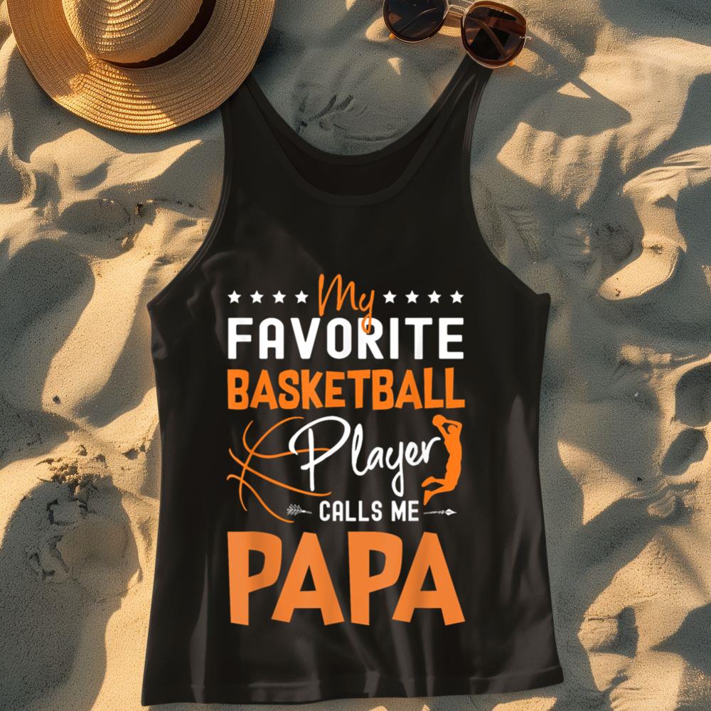 Mckenzieshoponline My Favorite Basketball Player Calls Me Papa Gift Tank Top