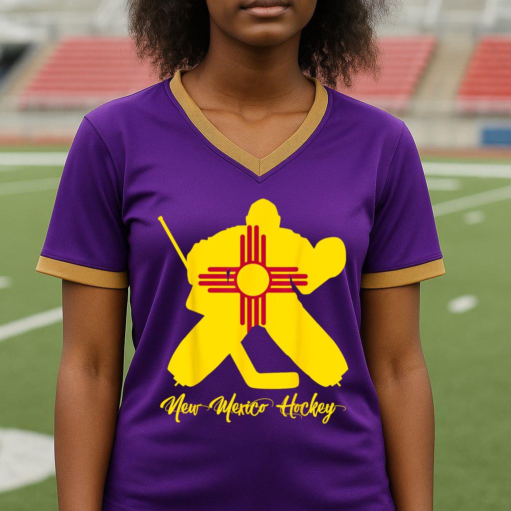 Mckenzieshoponline New Mexico Hockey Football Jersey - Image 5