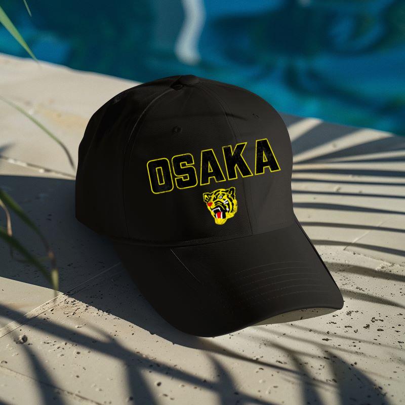 Mckenzieshoponline Osaka Tigers Vintage Japanese Baseball (Black) Cap