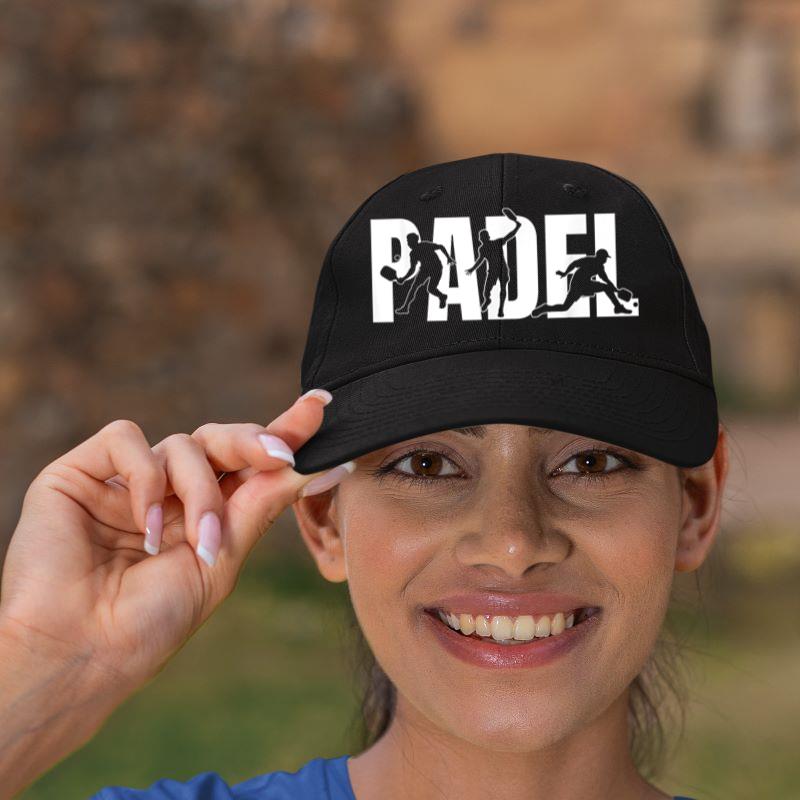 Mckenzieshoponline Padel Tennis Player Silhouette Sports Lover Gift Cap - Image 2