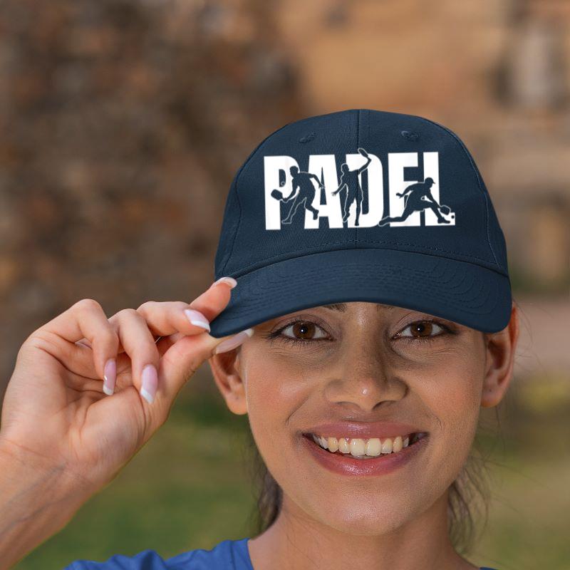 Mckenzieshoponline Padel Tennis Player Silhouette Sports Lover Gift Cap - Image 4