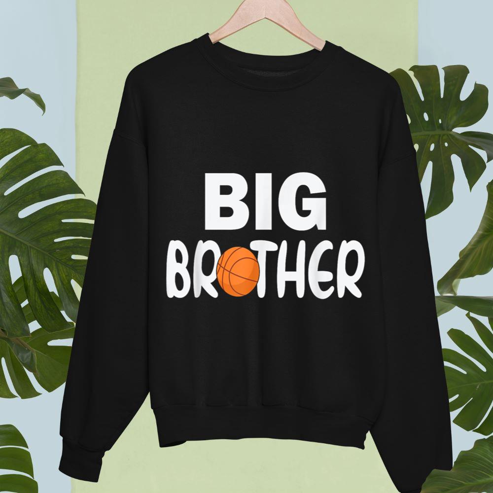 Mckenzieshoponline Promoted To Big Brother shirt Toddler Boys Basketball Player Sweatshirt