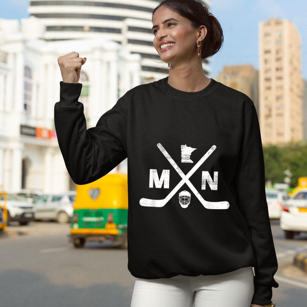 Mckenzieshoponline State of Minnesota Hockey Vintage Sweatshirt - Image 4