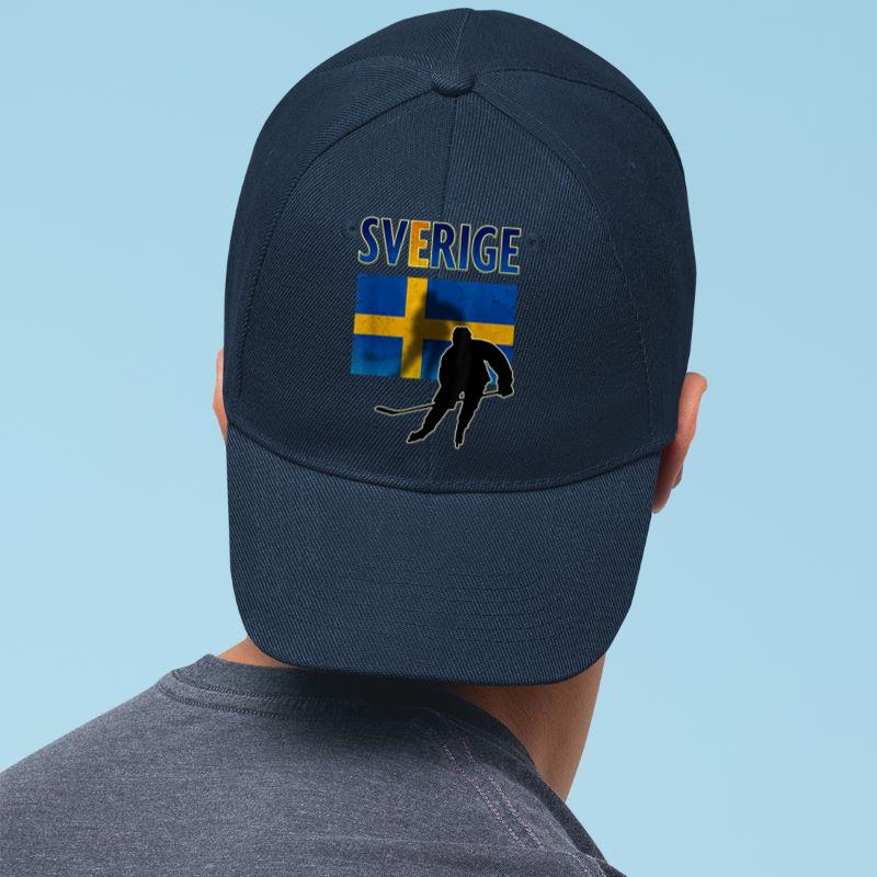 Mckenzieshoponline Sweden Ice Hockey T Shirt Swedish Flag Cap - Image 4