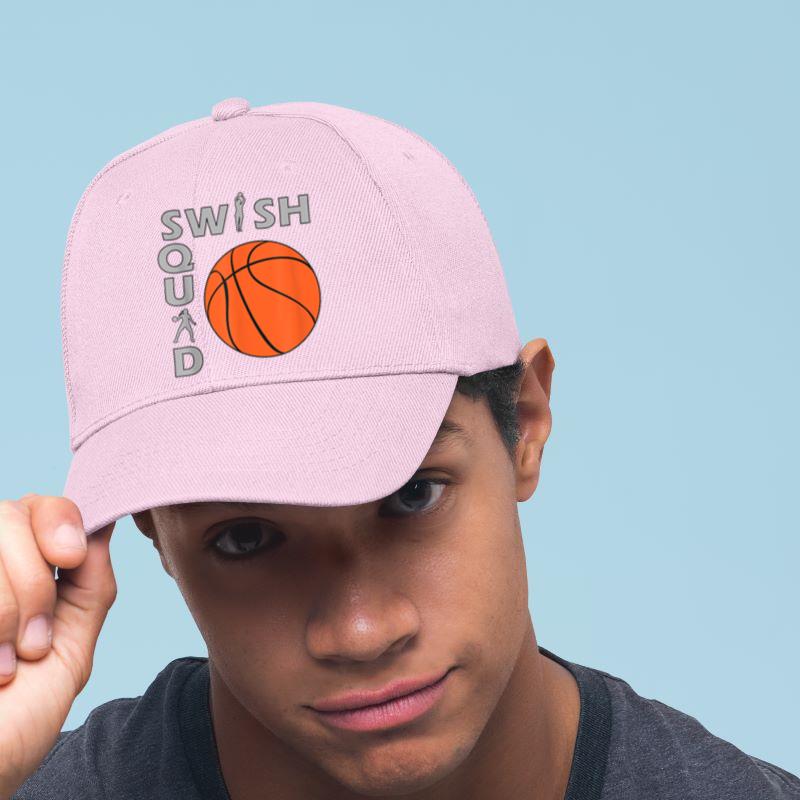 Mckenzieshoponline Swish Squad Girl Basketball Player T-Shirt Cap - Image 5