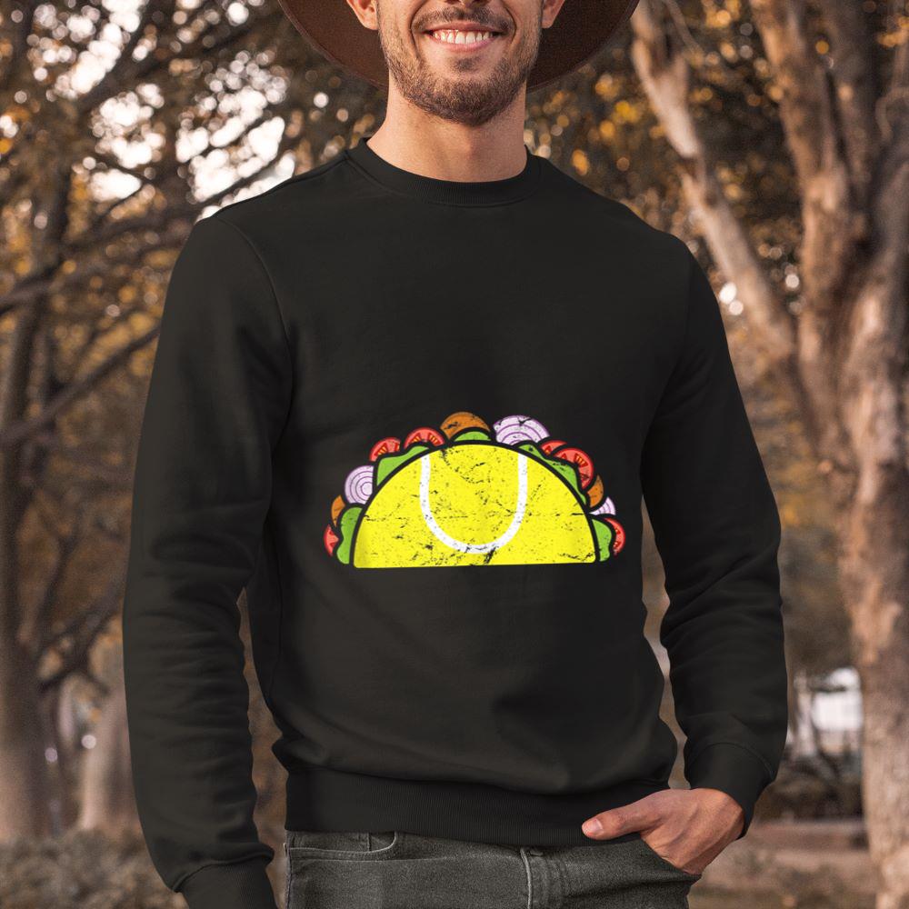 Mckenzieshoponline Taco Tennis Ball Funny Cinco De Mayo Tennis Player Tank Top Sweatshirt - Image 2