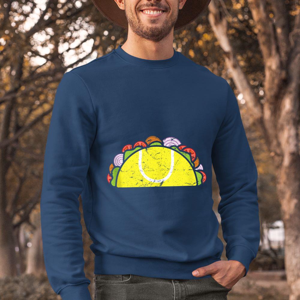 Mckenzieshoponline Taco Tennis Ball Funny Cinco De Mayo Tennis Player Tank Top Sweatshirt - Image 3
