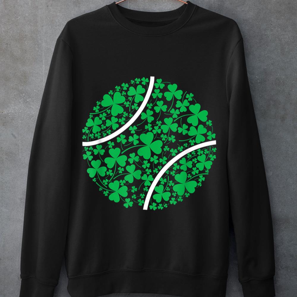 Mckenzieshoponline Tennis Coach Gift St. Patrick's Day Tee for Tennis Player Sweatshirt