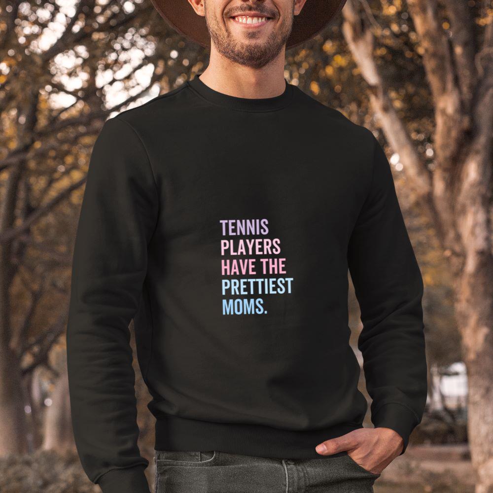 Mckenzieshoponline Tennis Players Have The Prettiest Moms Mothers Day Long Sleeve Sweatshirt - Image 2
