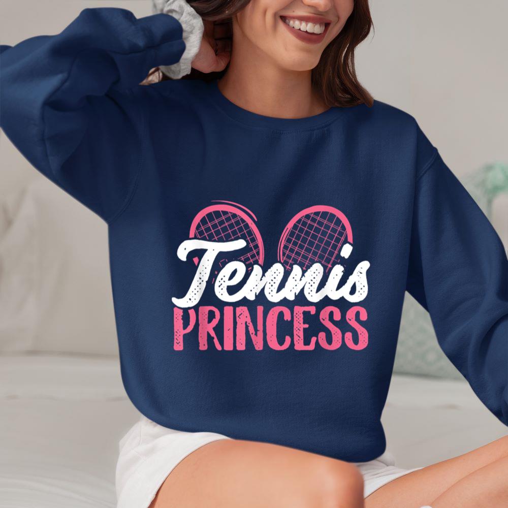 Mckenzieshoponline Tennis Princess Cute Girls Tennis Player Team School Spirit Sweatshirt - Image 4