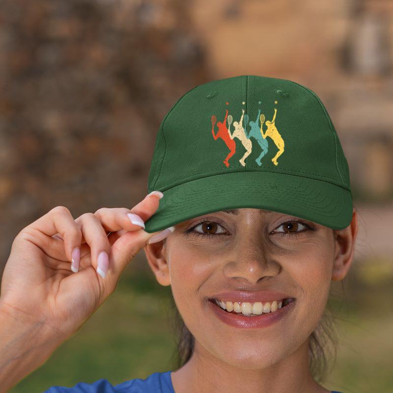 Mckenzieshoponline Tennis Vintage Retro 70s 80s Tennis Player Cap - Image 3